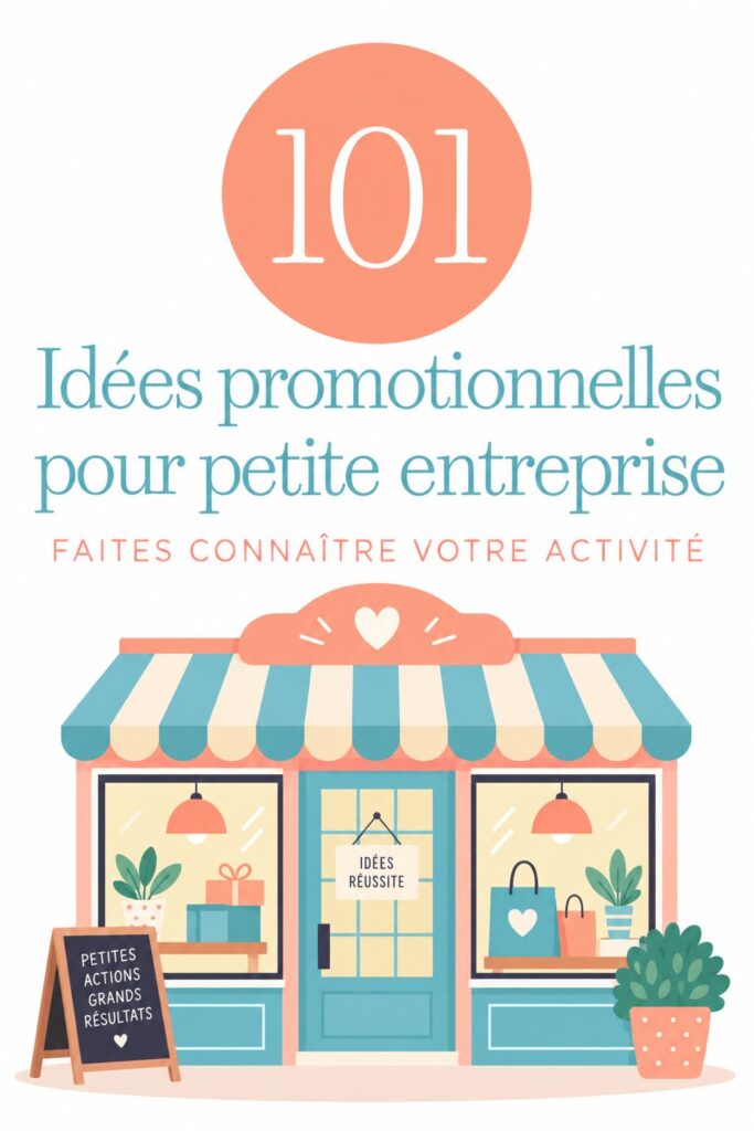 Idées promotionnelles pour petites entreprises avec un visuel attractif
