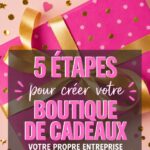 Une boutique de cadeaux avec des décorations chaleureuses et des produits colorés.