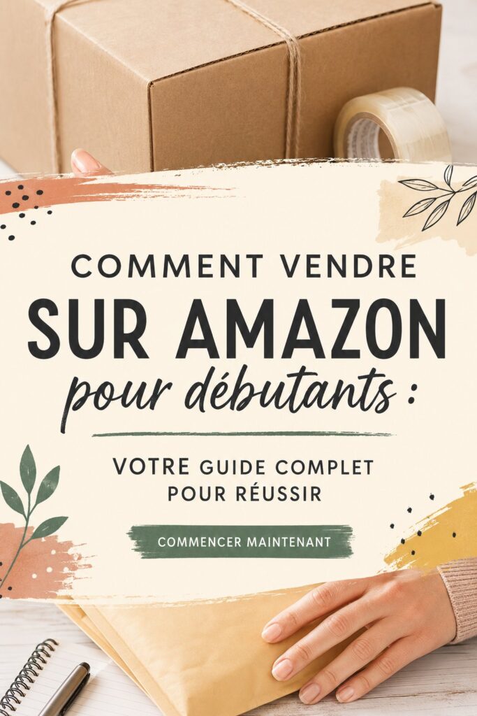 Femme utilisant son ordinateur pour vendre sur Amazon.